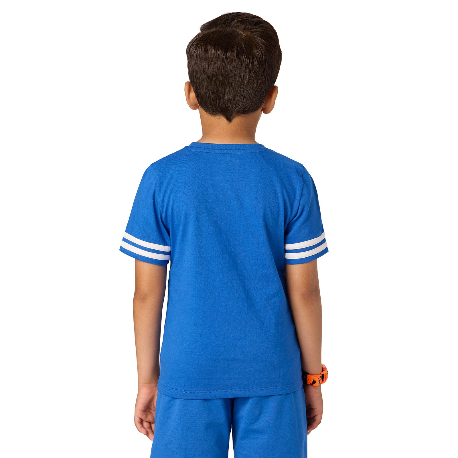 Blue T-shirt & Blue Shorts Set