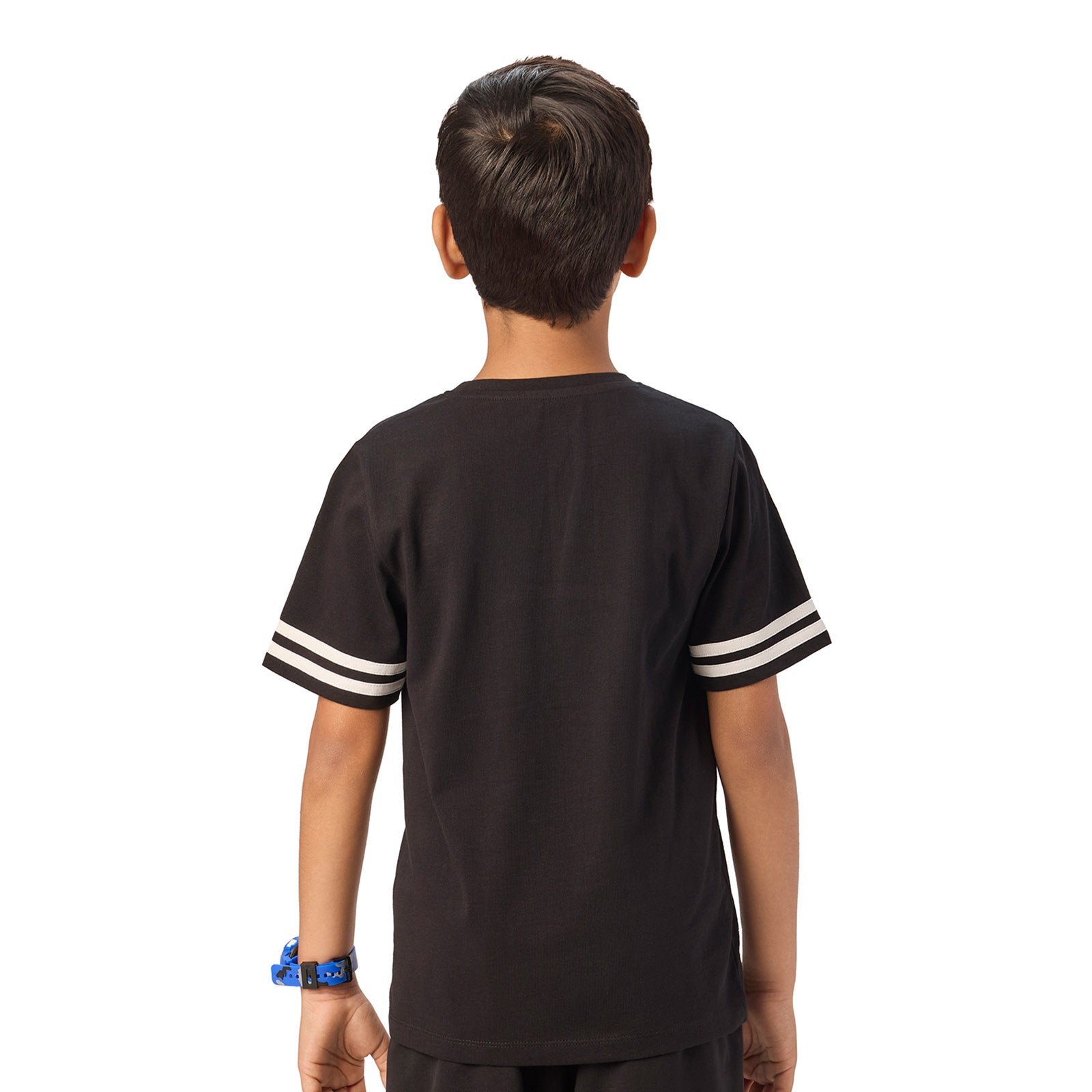 Black Colour-block Tshirt