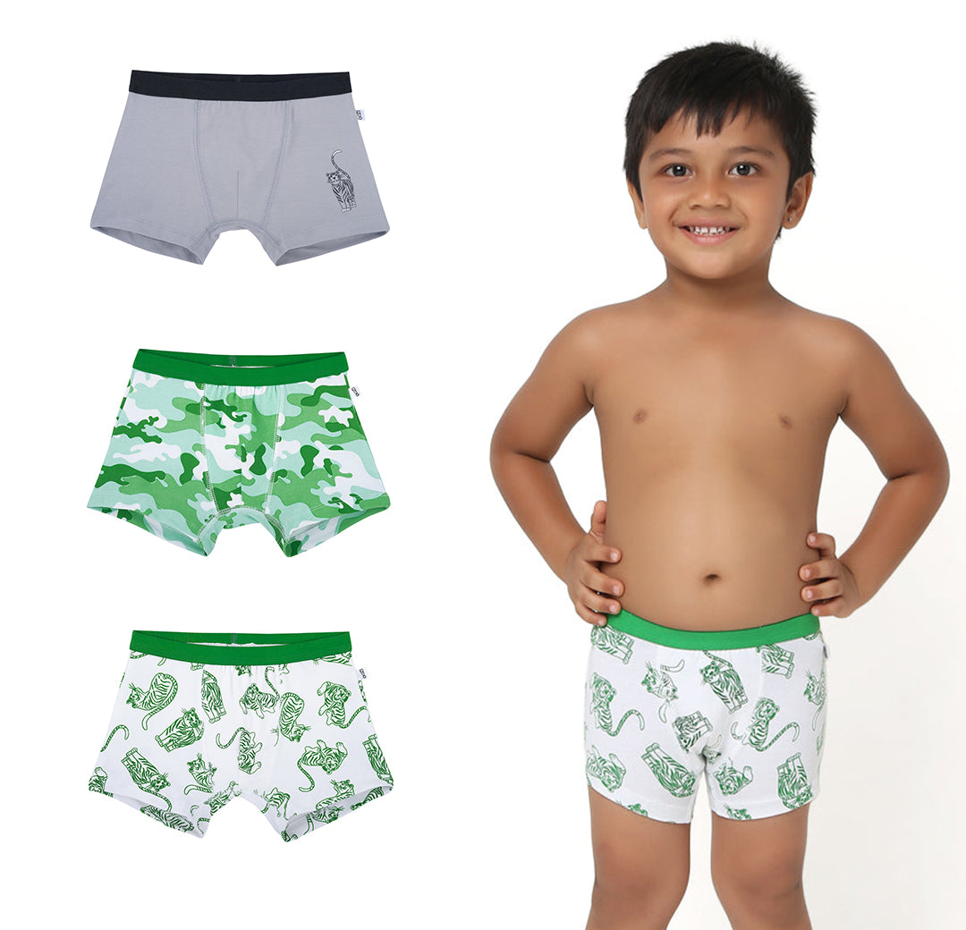 Lil Tiger 3-Pack Boy Trunks