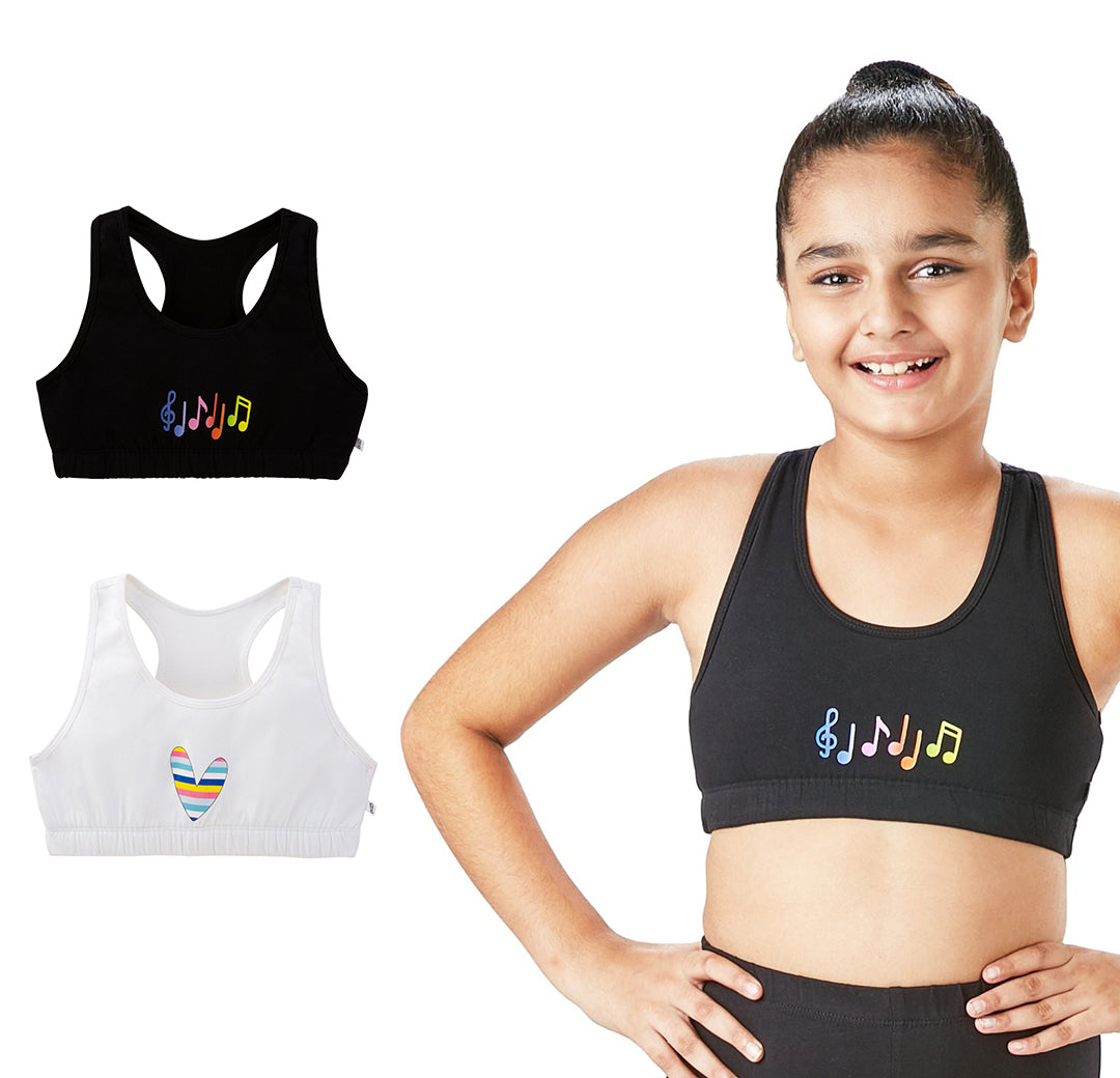 Musical 2-Pack Lightly Padded Sports Bra - Racer Back