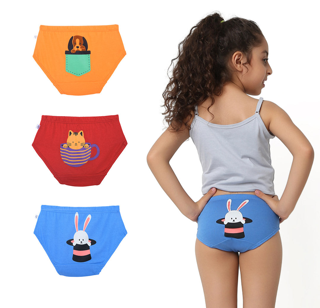 Tiny Pets 3-Pack Panties