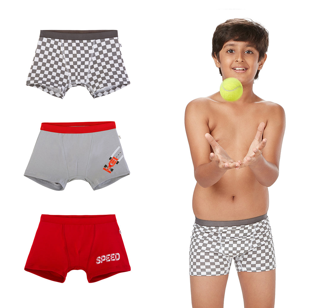Speed 3-Pack Boy Trunks
