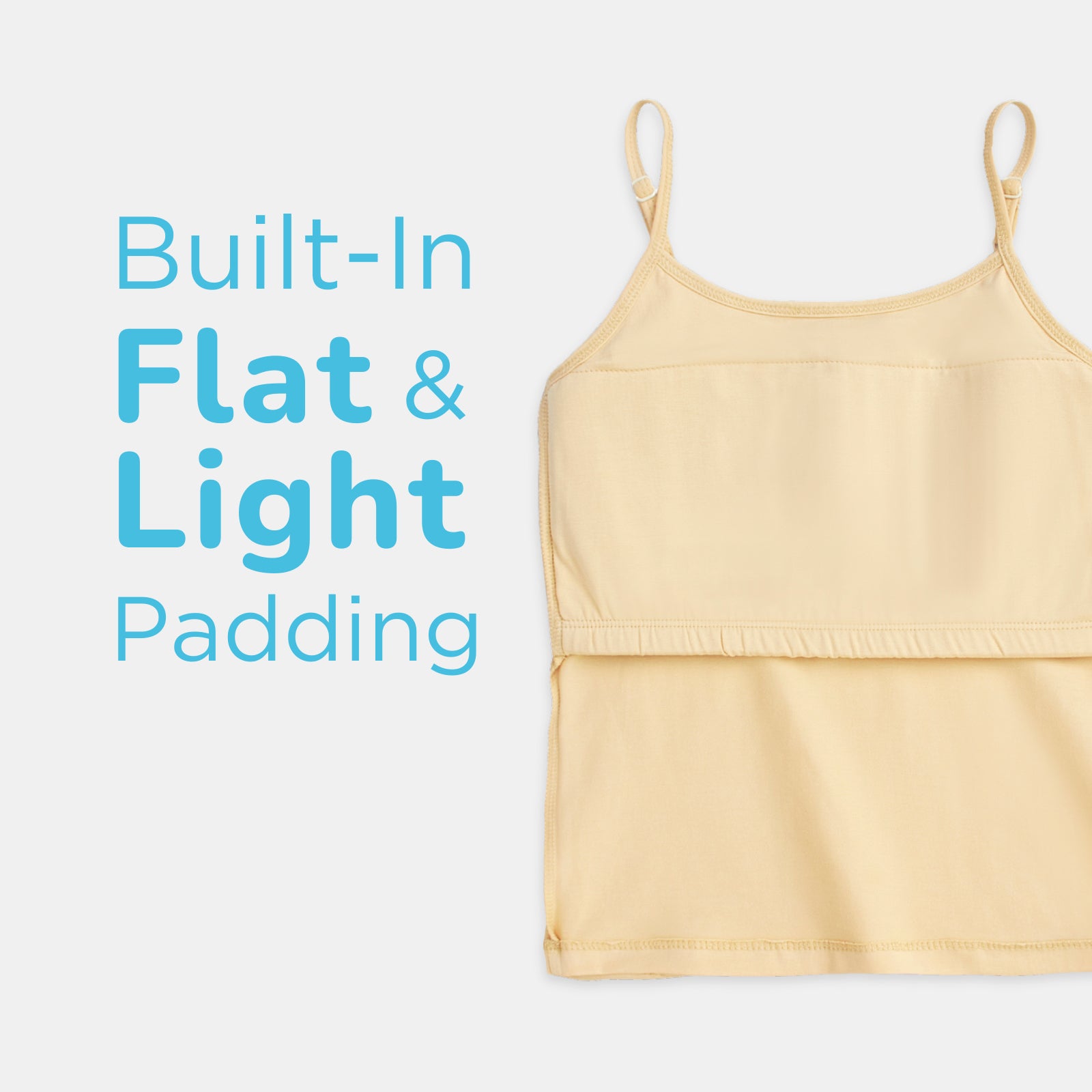 White & Skin 2-Pack Padded Camisoles