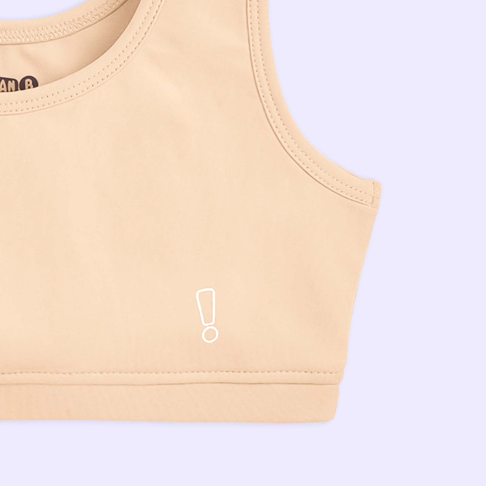 Preteen Starter Pack - Padded Camisole, Sports Bra & Hipster - Skin