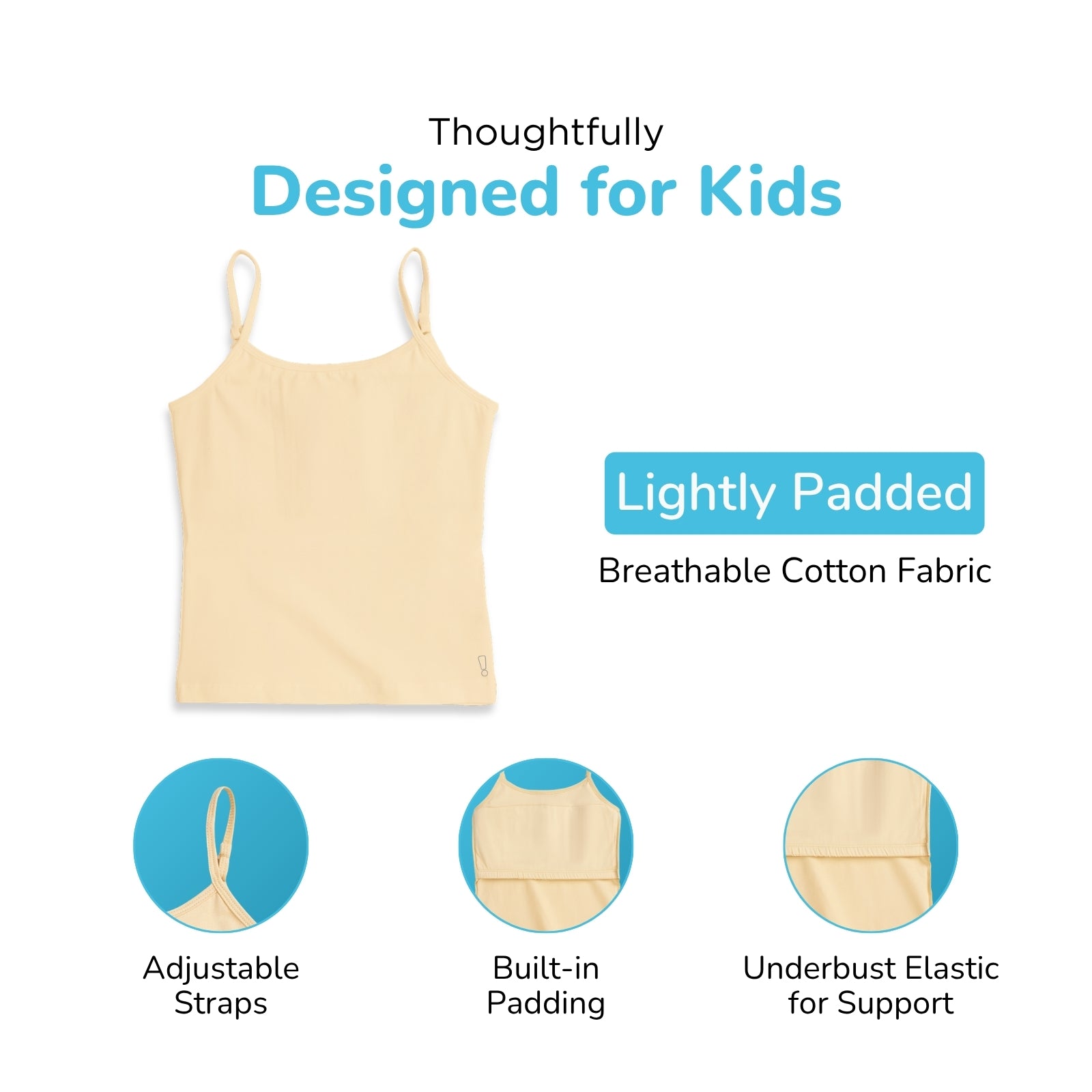 3-in-1 Padded Camisole & Inner short set