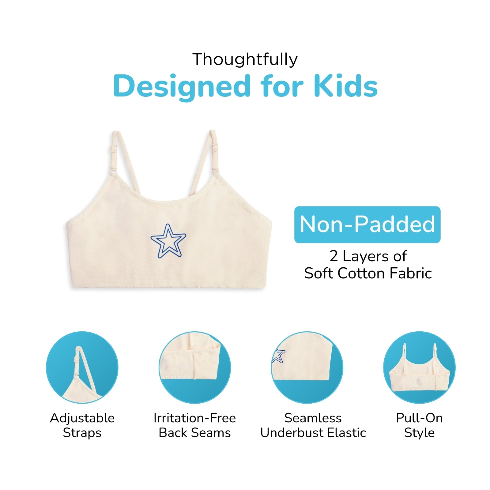Basic 6-pack Training Bras