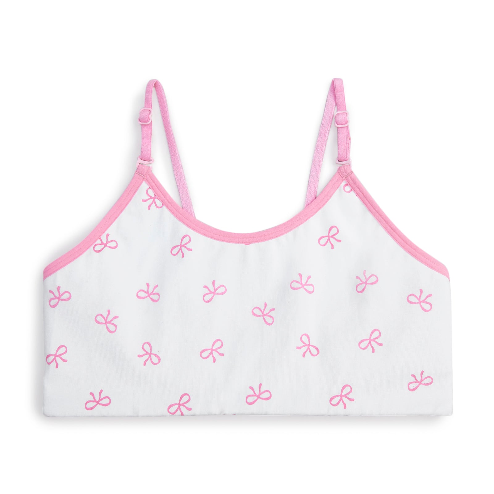 White Bow Training Bra