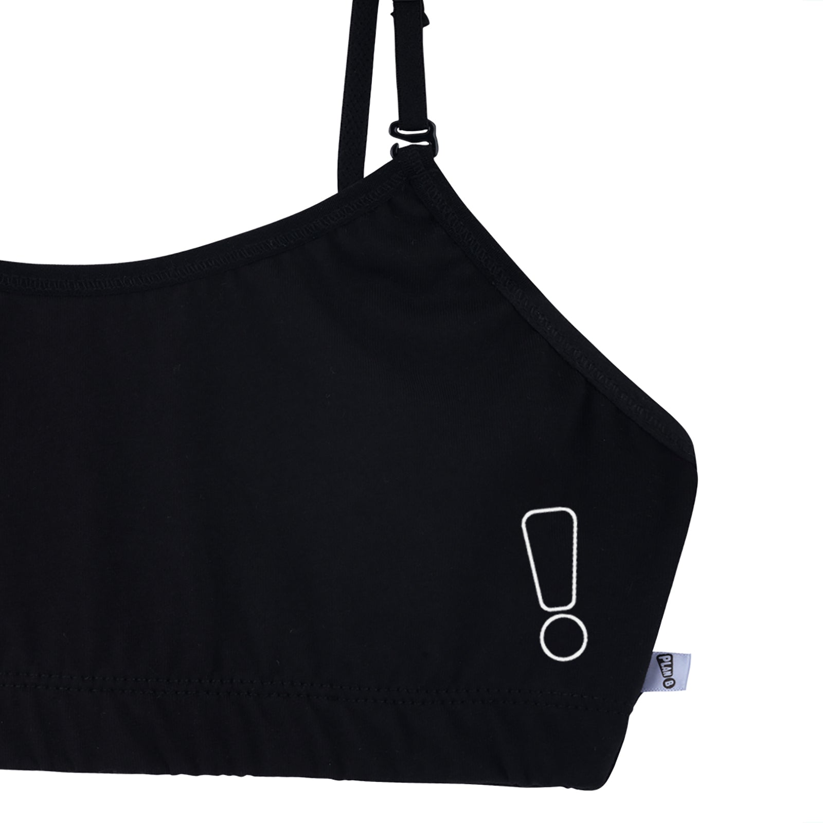 Black Training Bra & Hipster Set