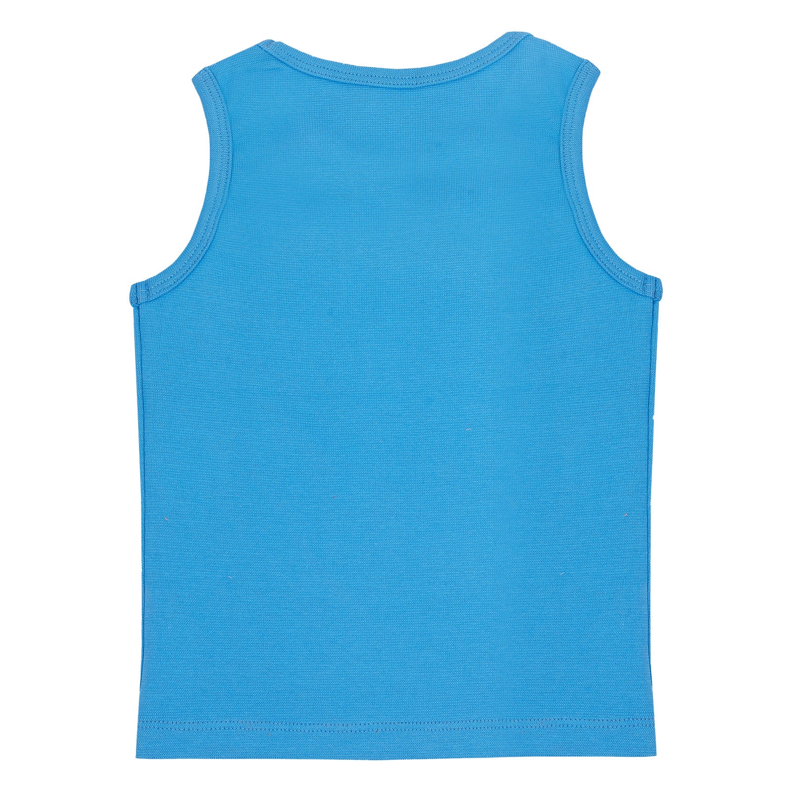 Blue Ribbed Tank Top