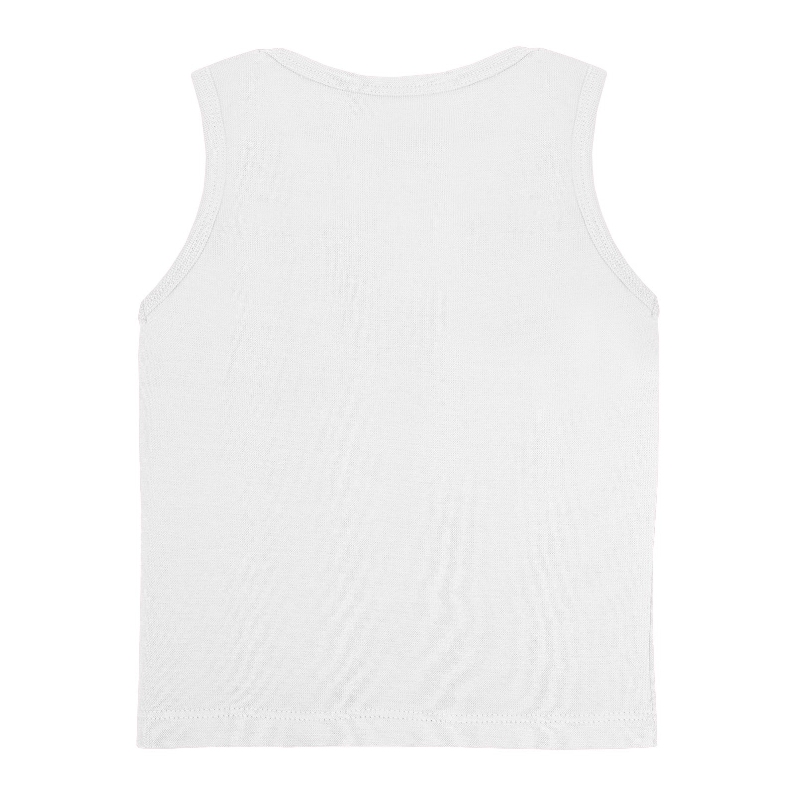 White Ribbed Tank Top