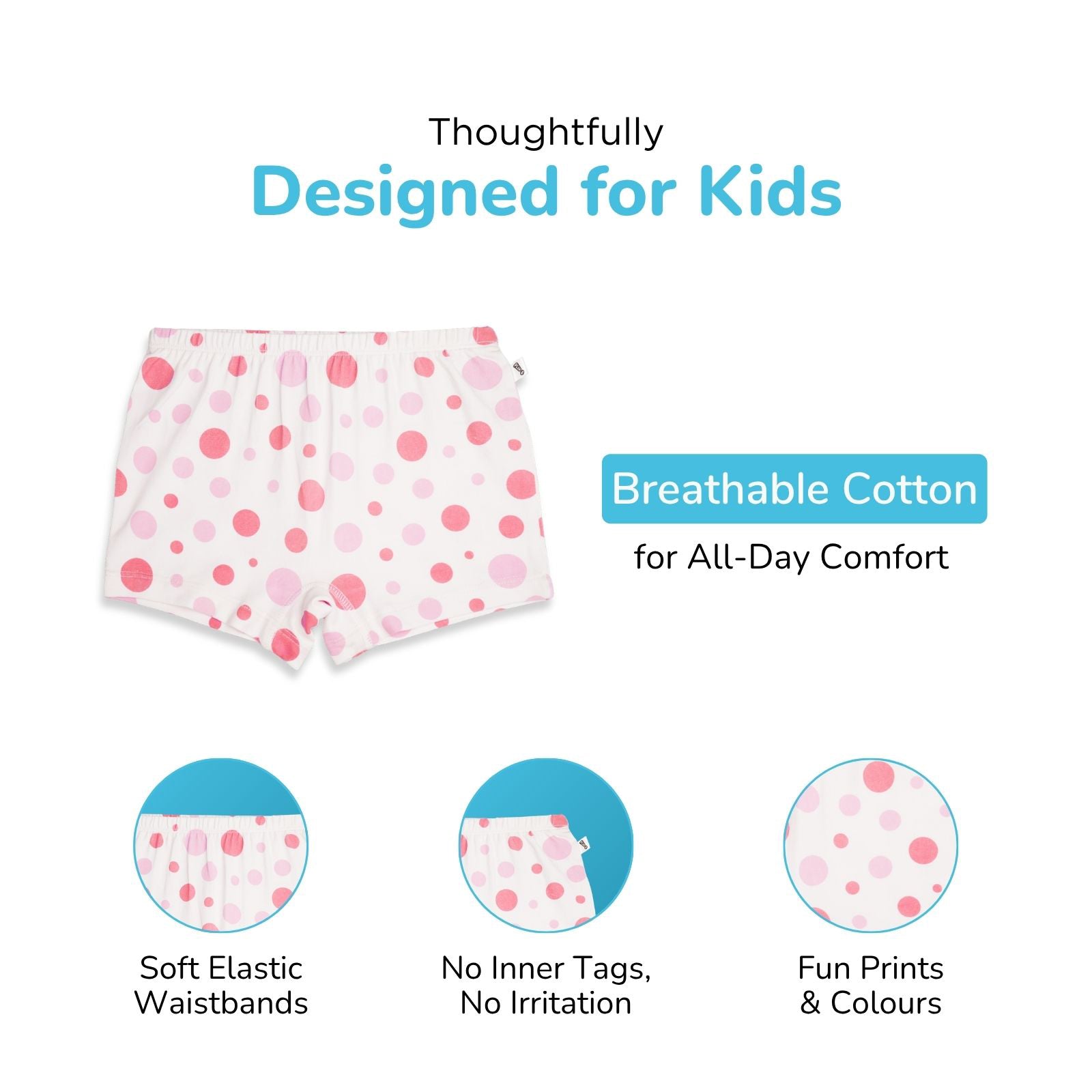 Donuts 3-Pack Preteen Boxer