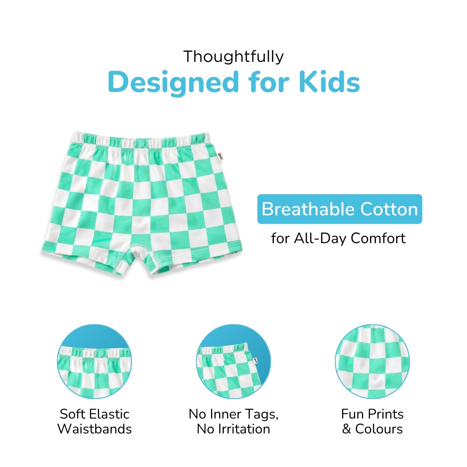 Cherries 3-Pack Girl Boxer