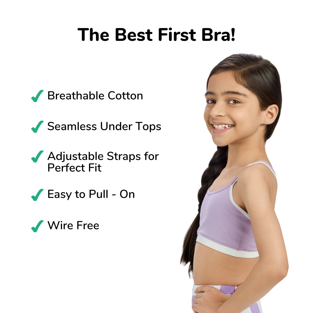 Lavender Dual Strap Training Bra