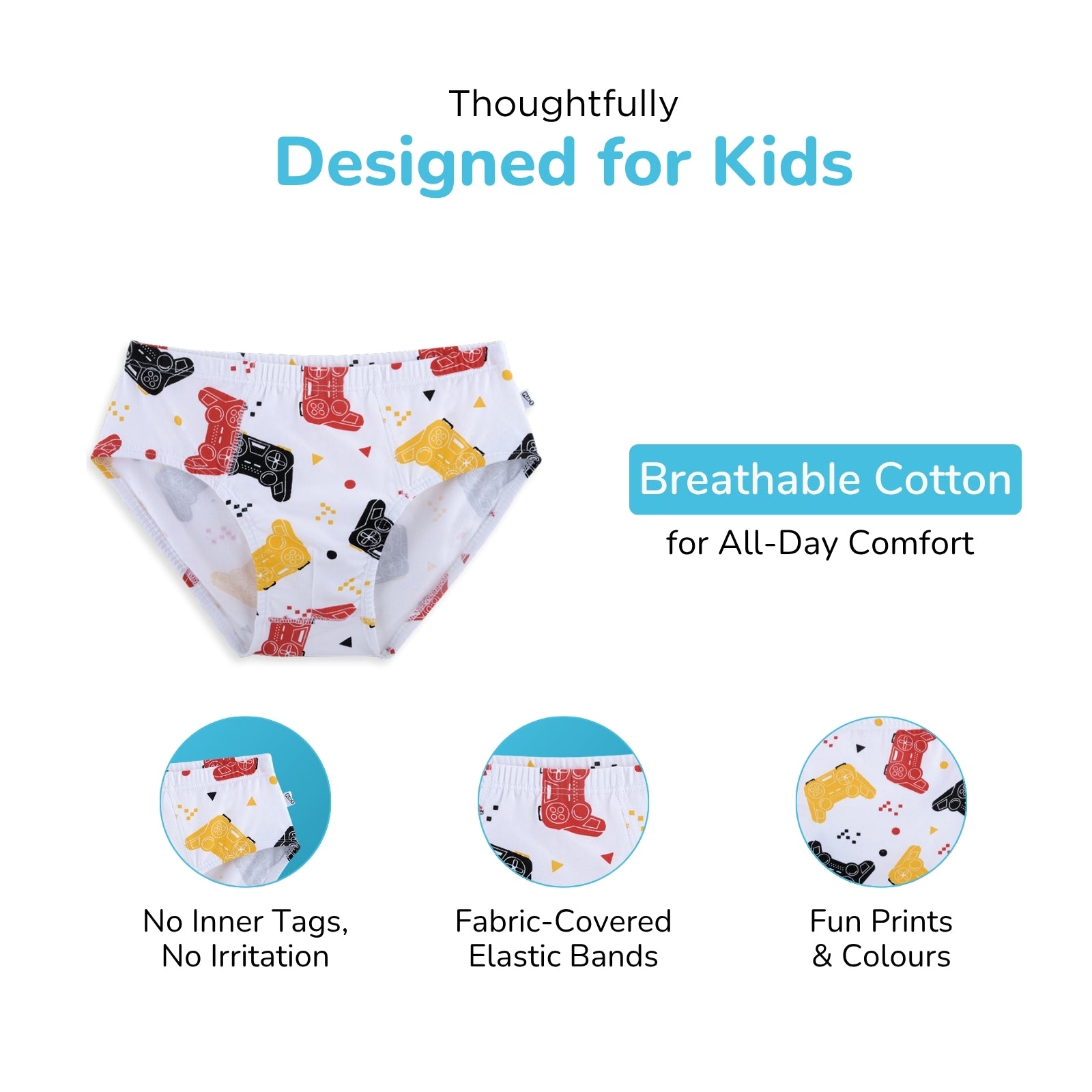 Gamer Boy 3-Pack Sport Briefs