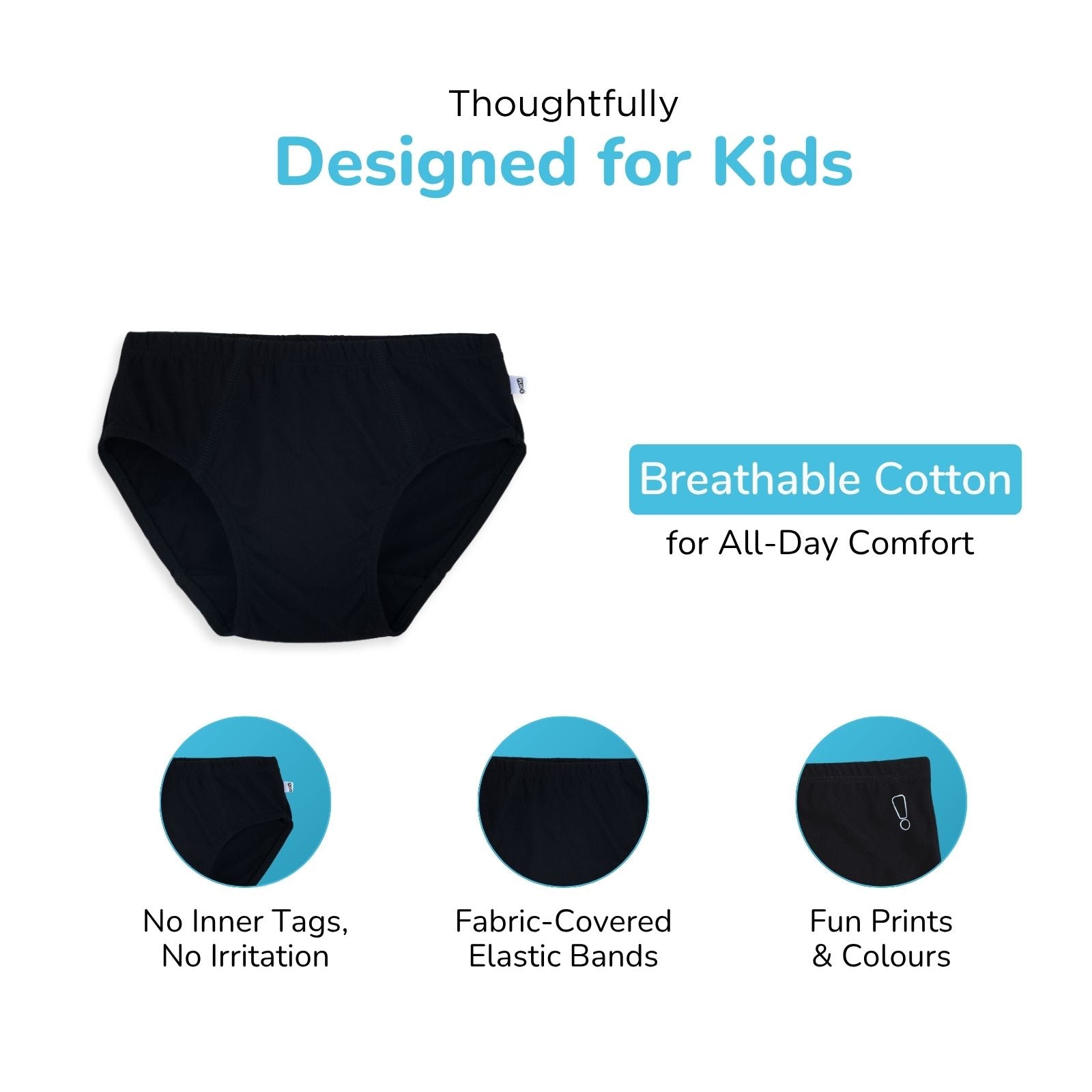 Pack of 3 Boy Basic Underwear