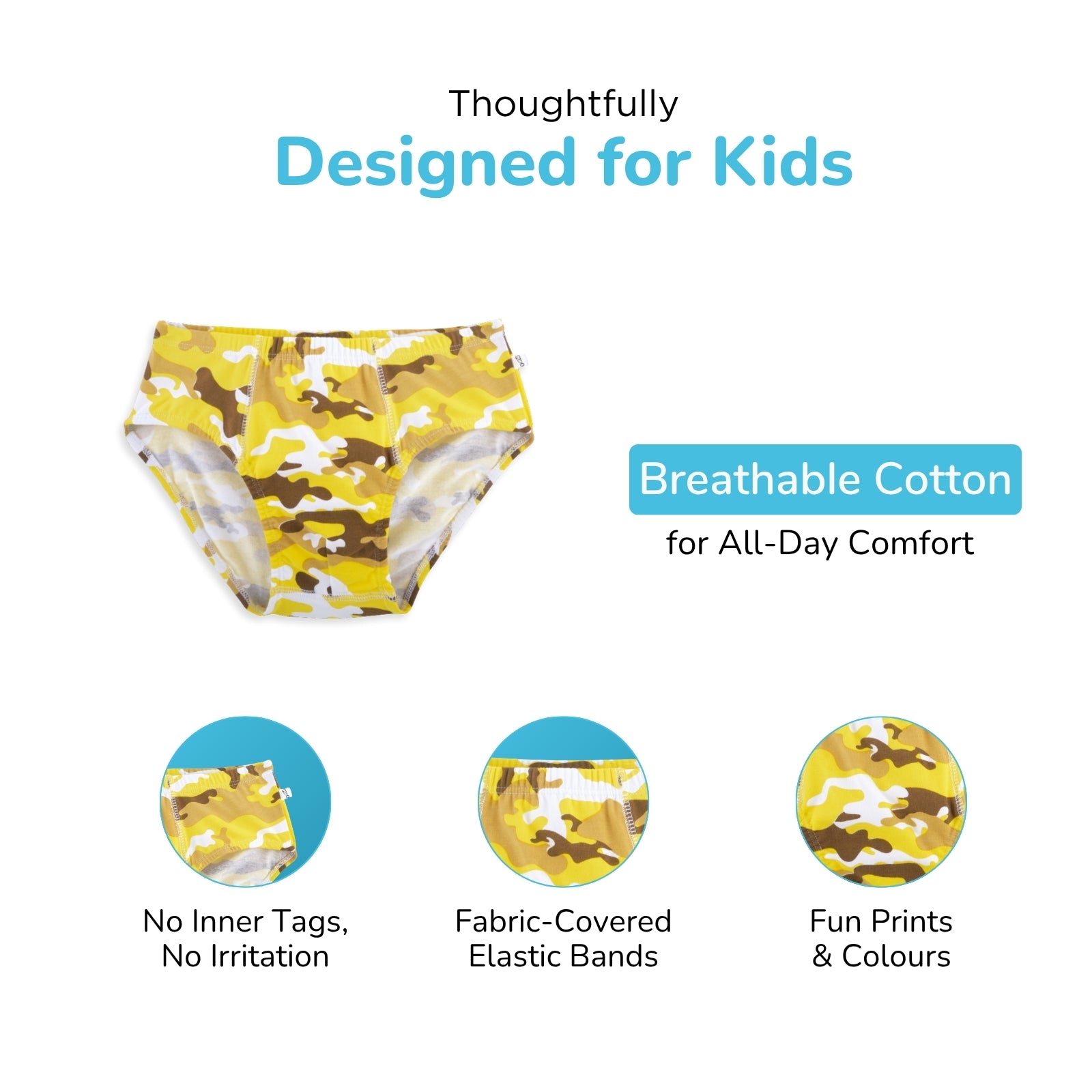 Camouflage 3-Pack Sport Briefs