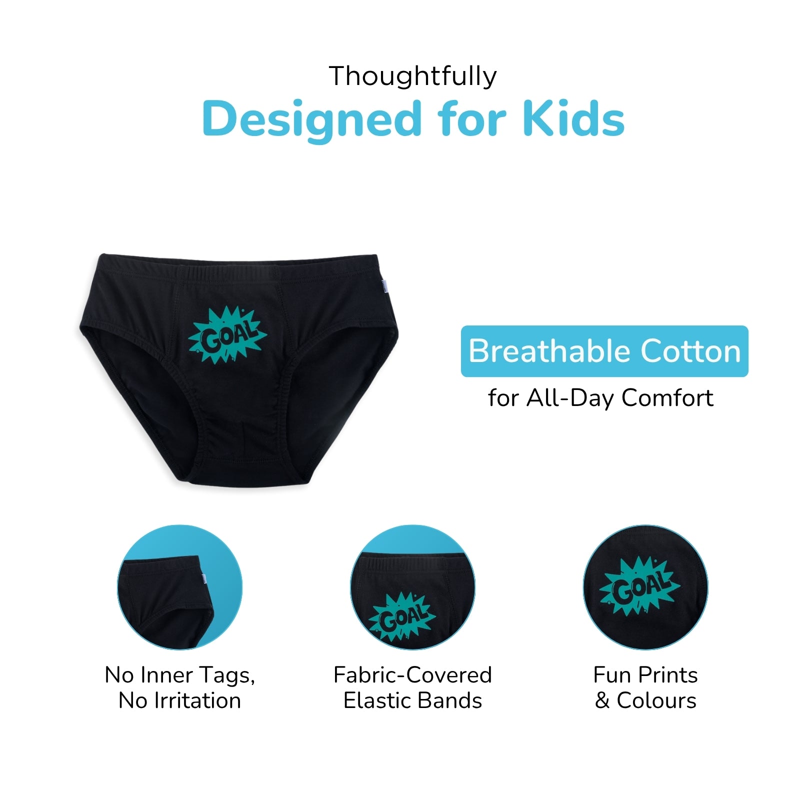 Total Football 3-Pack Sport Briefs