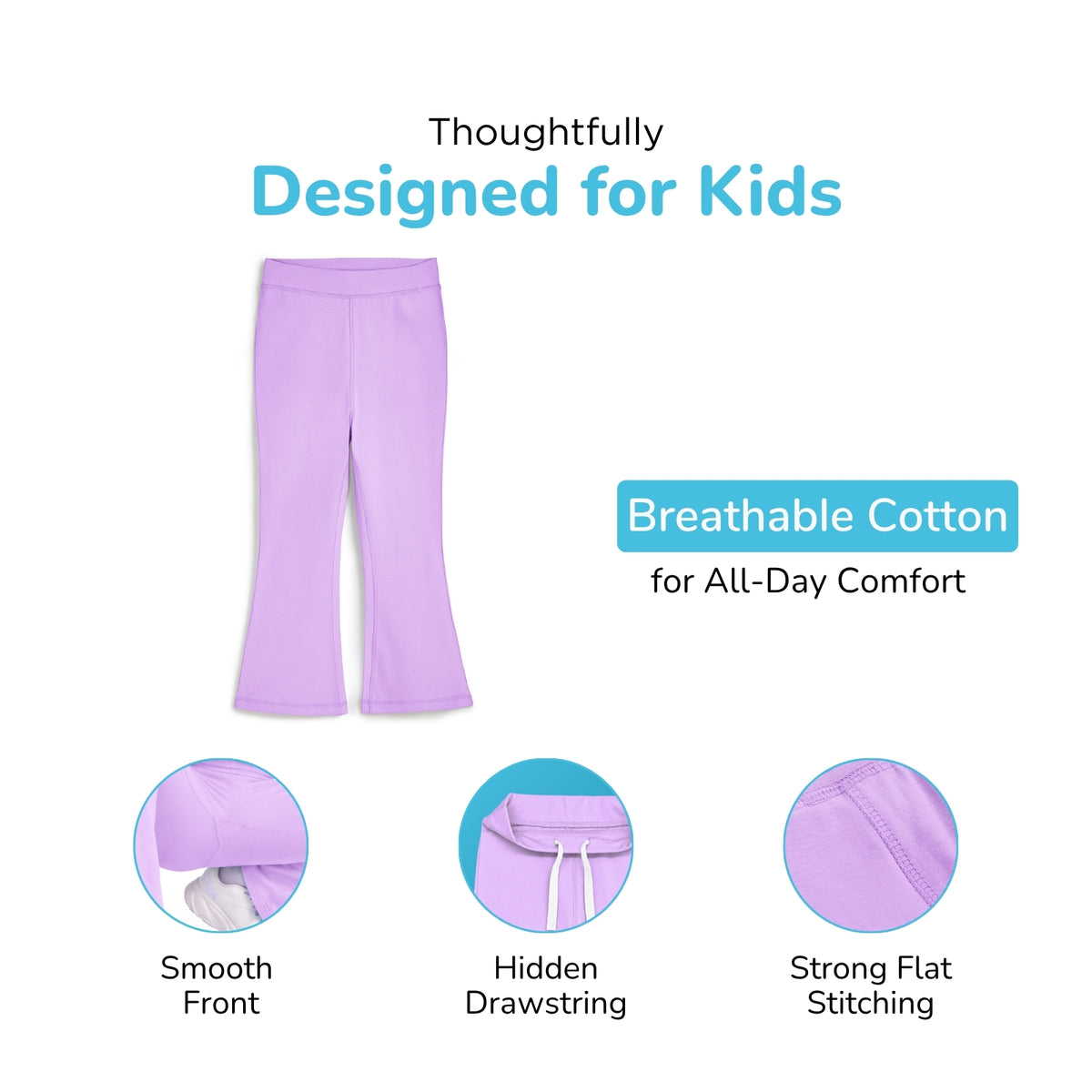 Flared Leggings - Lavender
