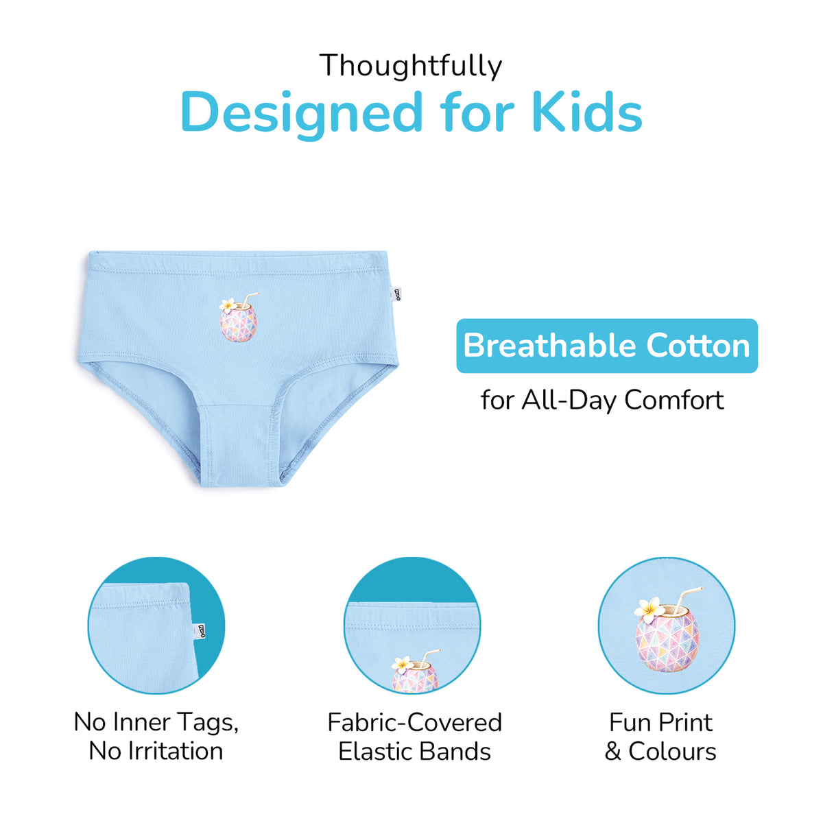 Bali 4-pack Preteen Hipster