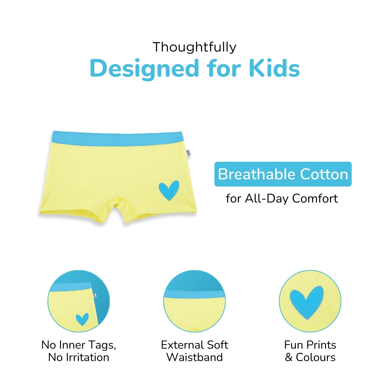 Heartstrings Yellow Girl Trunks