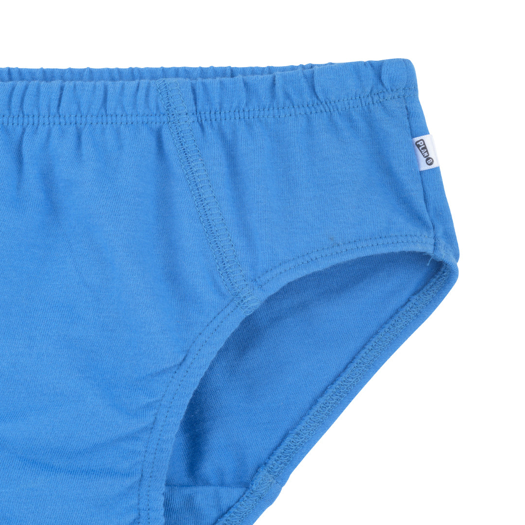 Blue Underwear & Vest Set