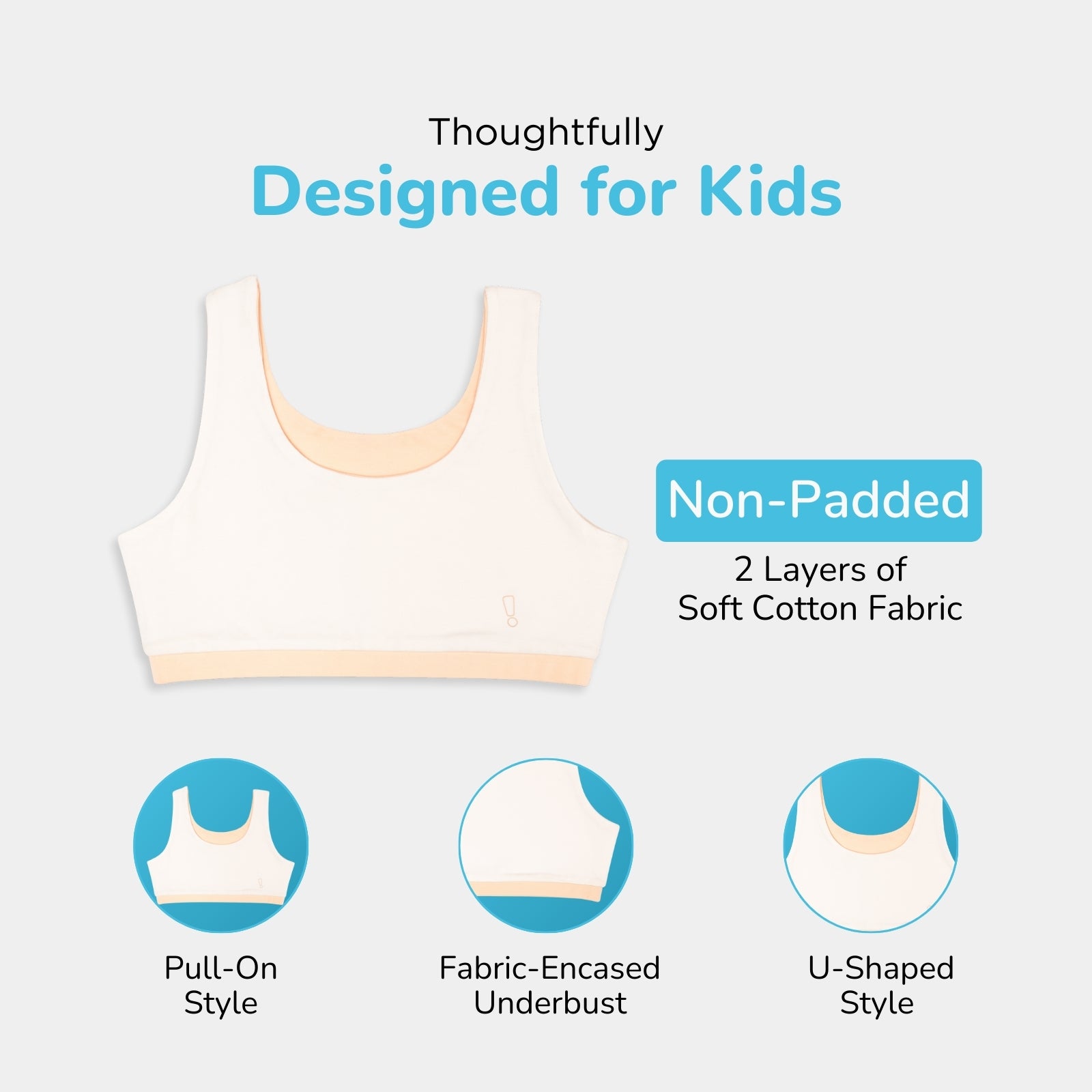 White & Skin Reversible Sports Bra