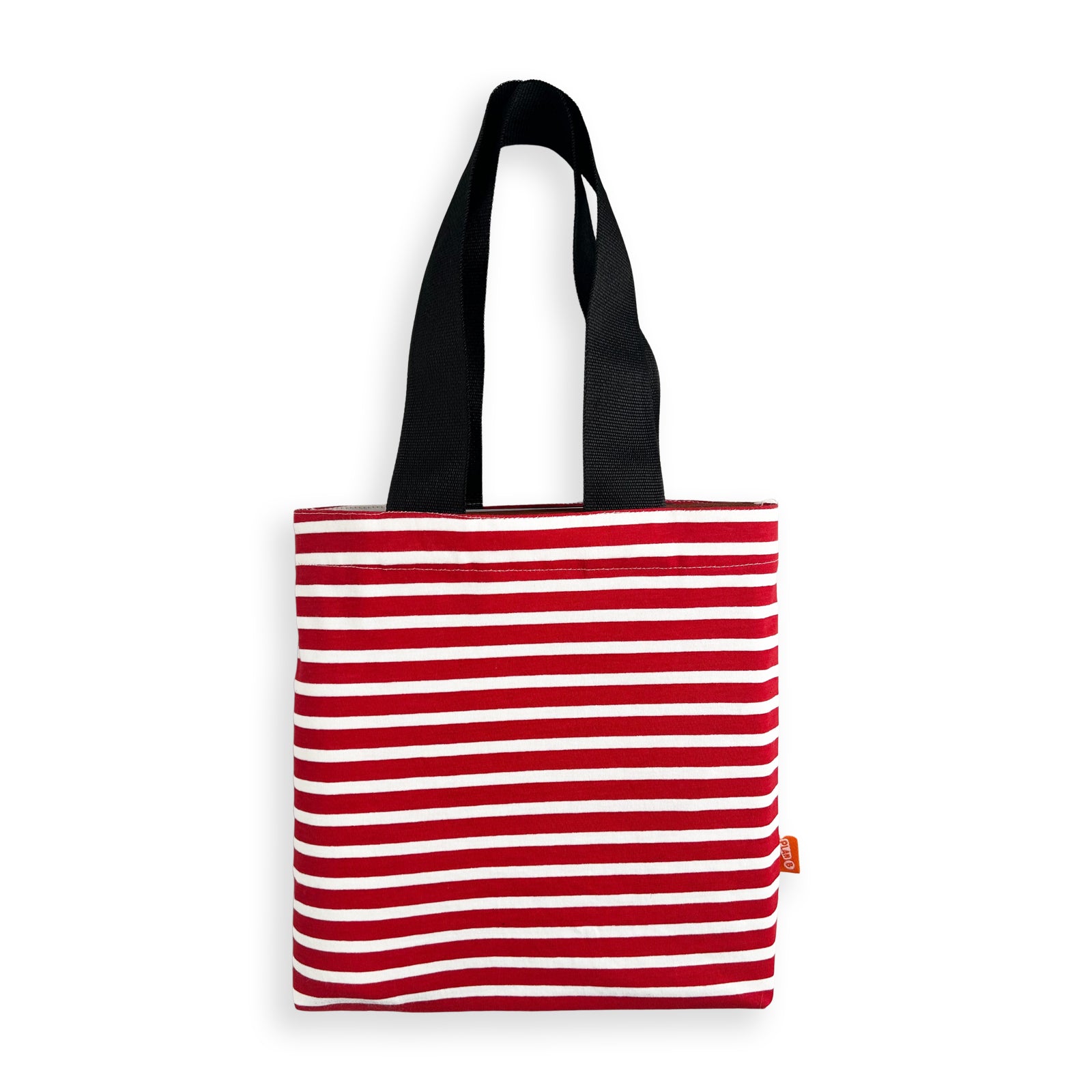 Red & White Striped Mini Tote