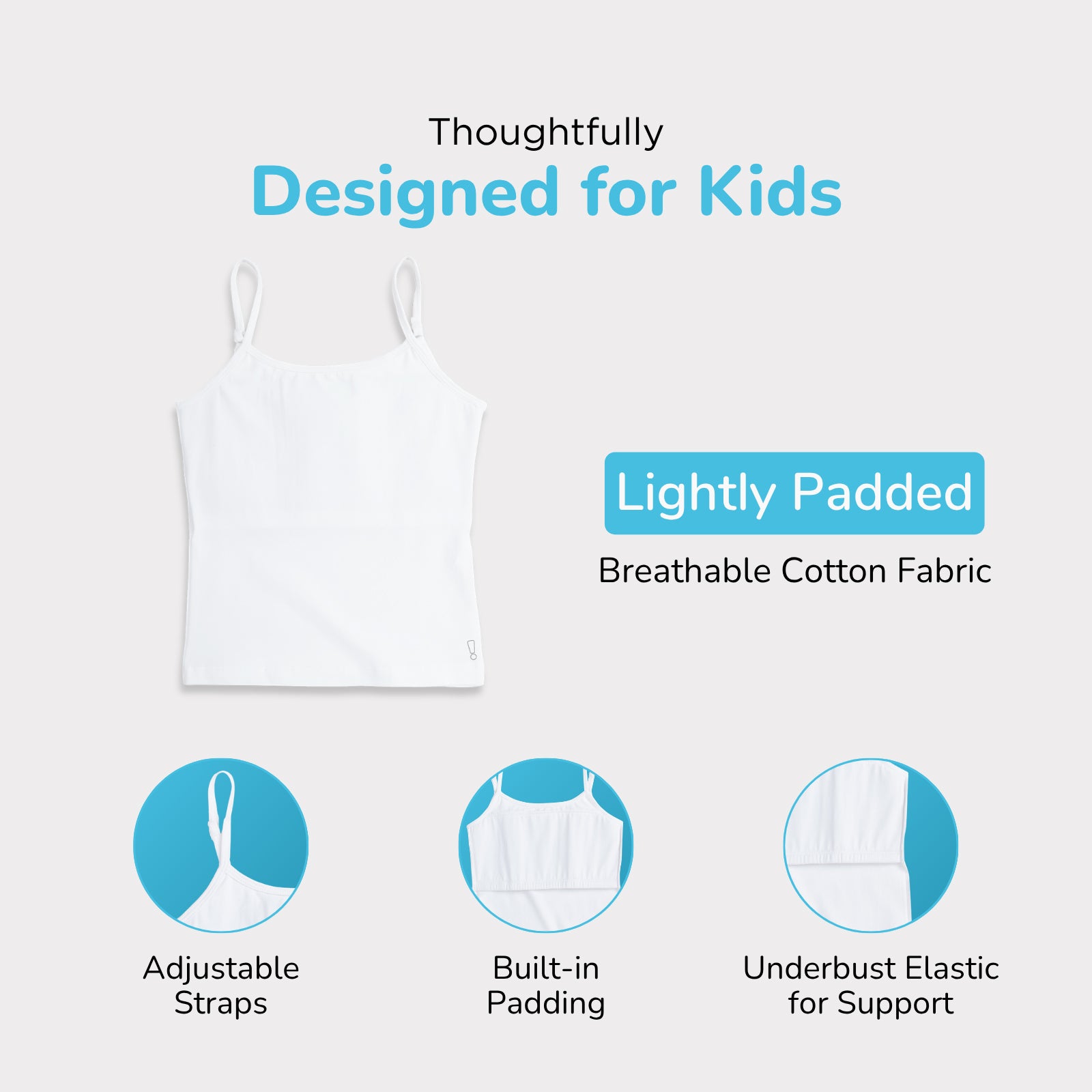 Basics 3-pack Padded Camisoles