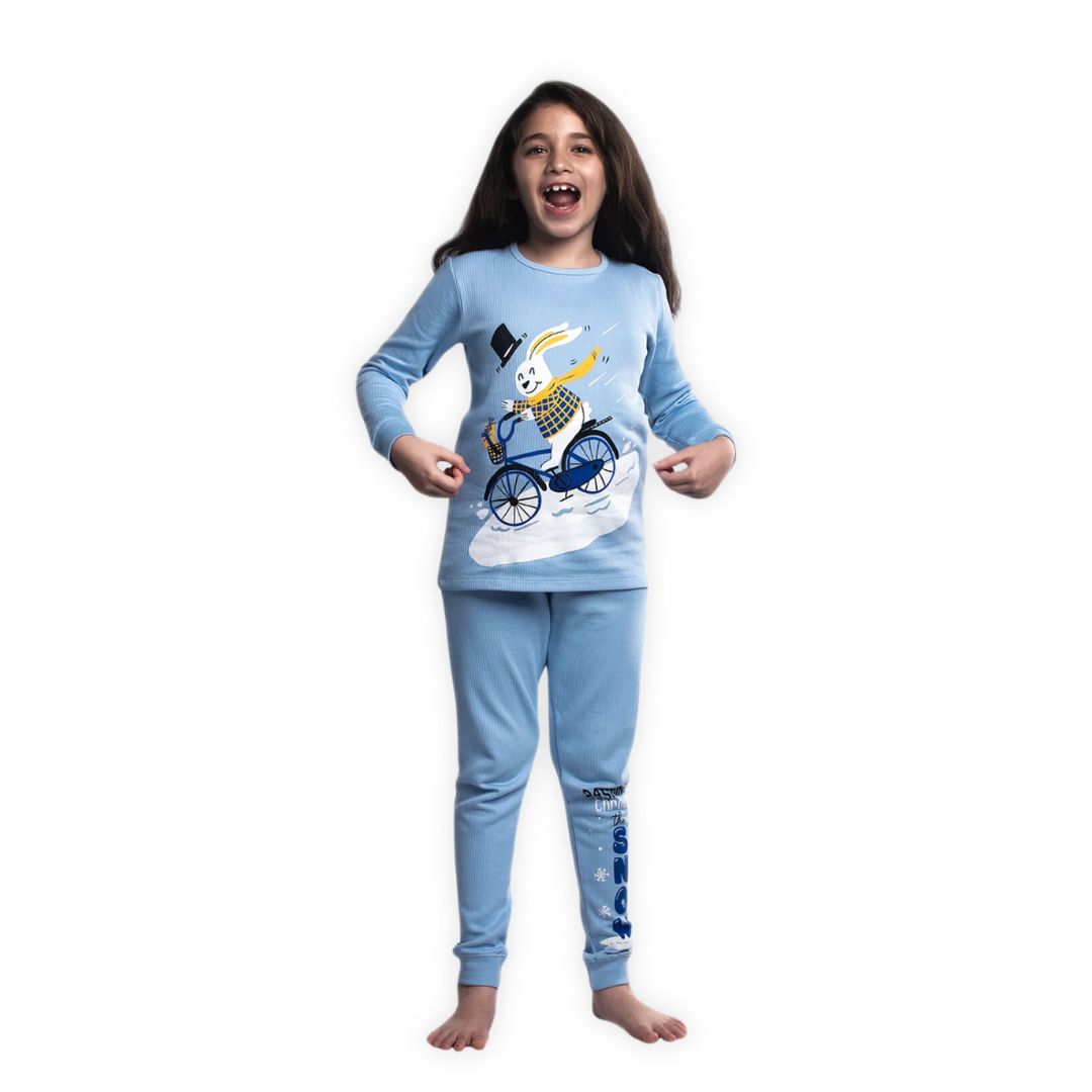Snow Dash Winter Co-ord Set For Girls