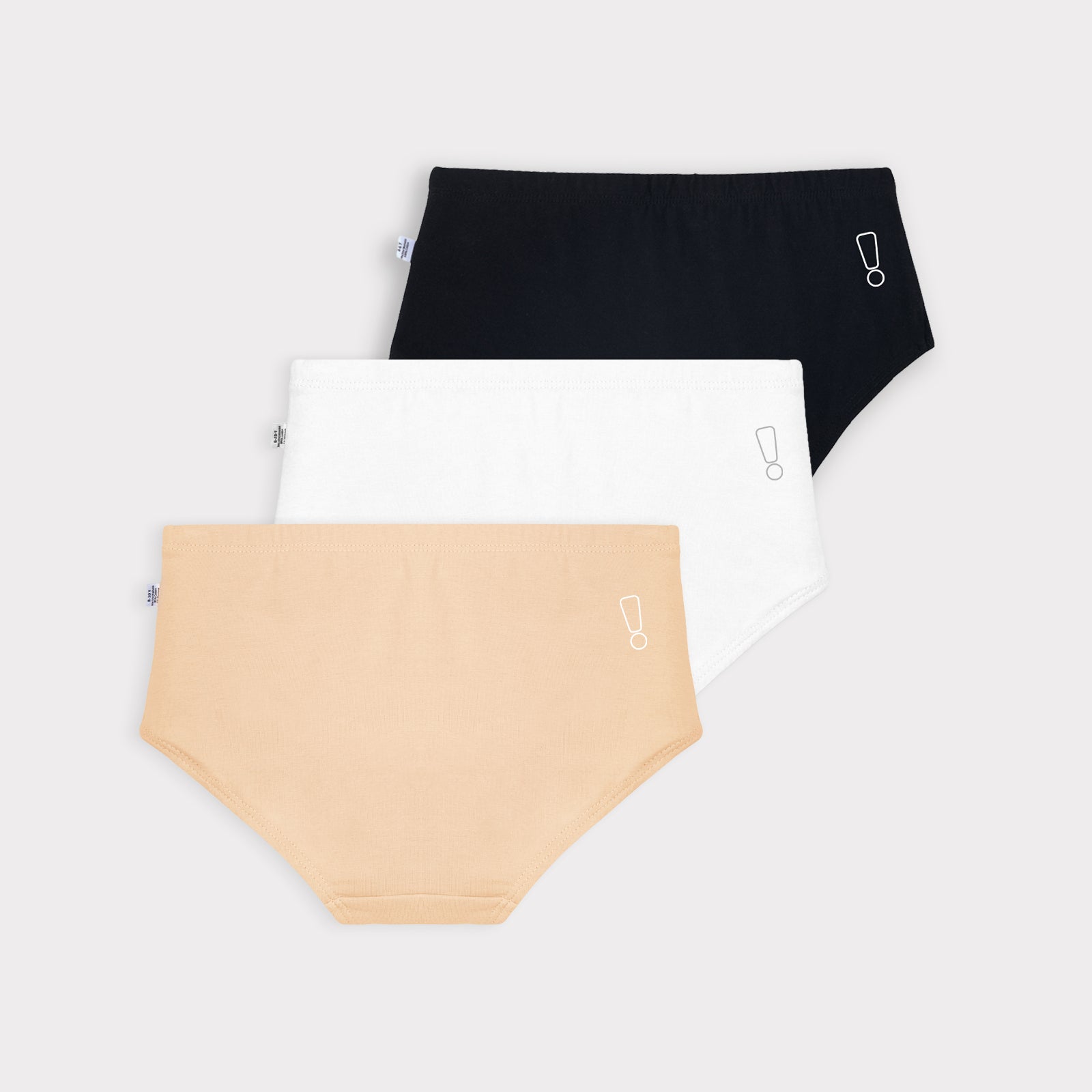 Basic 3-Pack Preteen Hipsters