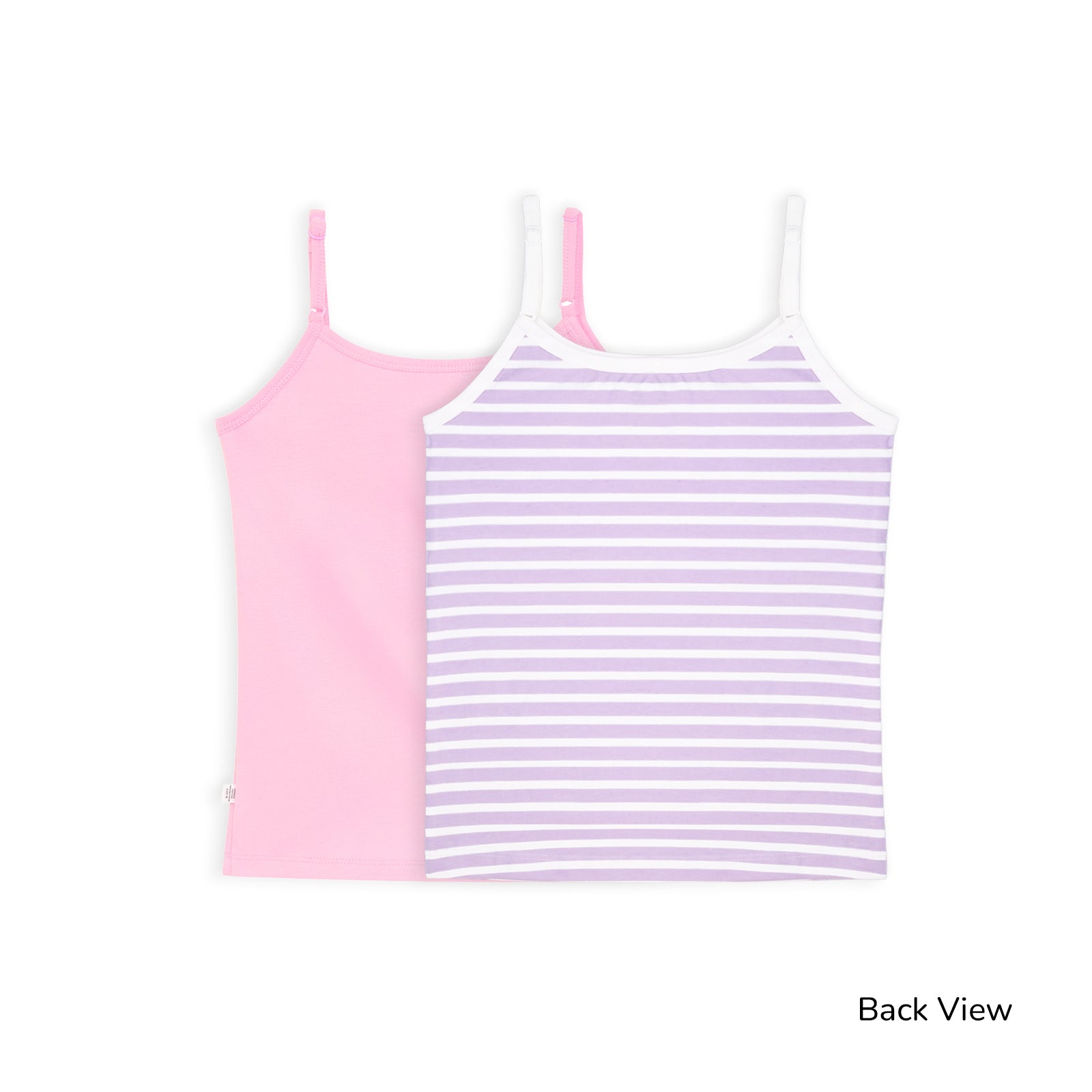 Pink & Lavender Striped 2-Pack Padded Camisoles