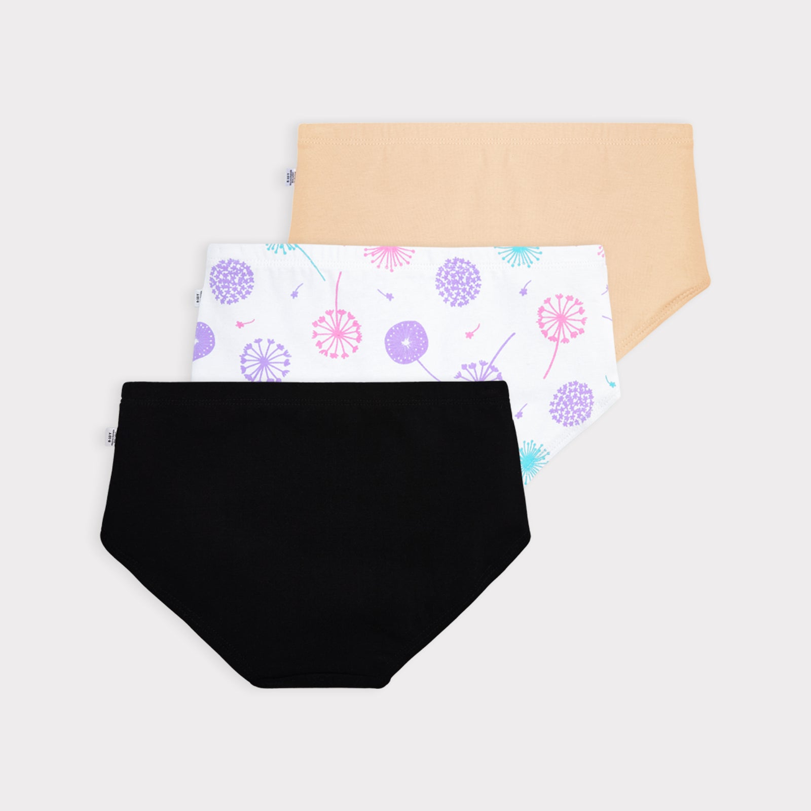 White, Skin & Black 3-Pack Preteen Hipsters