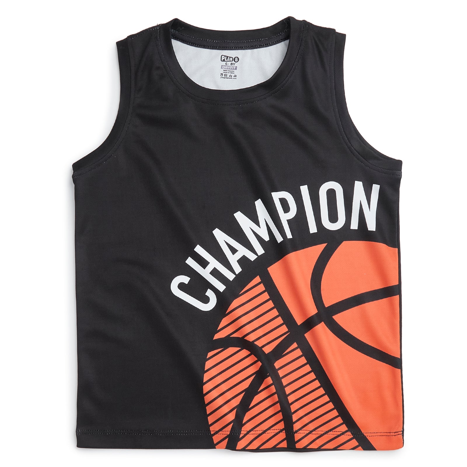 Baller Dry Fit Tank & White Cycling Shorts Set