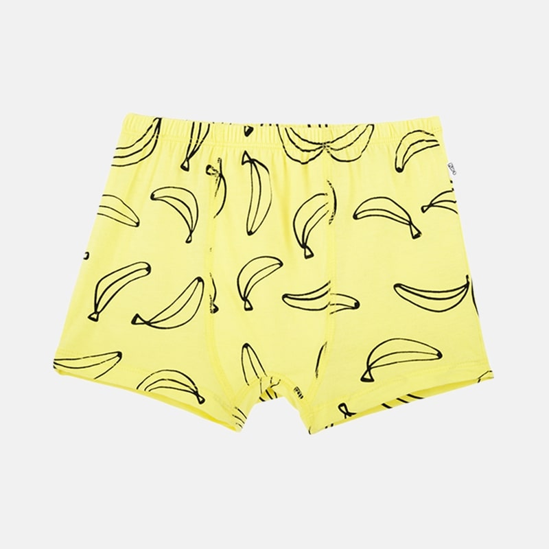 Navy boys’ boxer briefs with fun pattern – stretchy comfy innerwear by Plan B