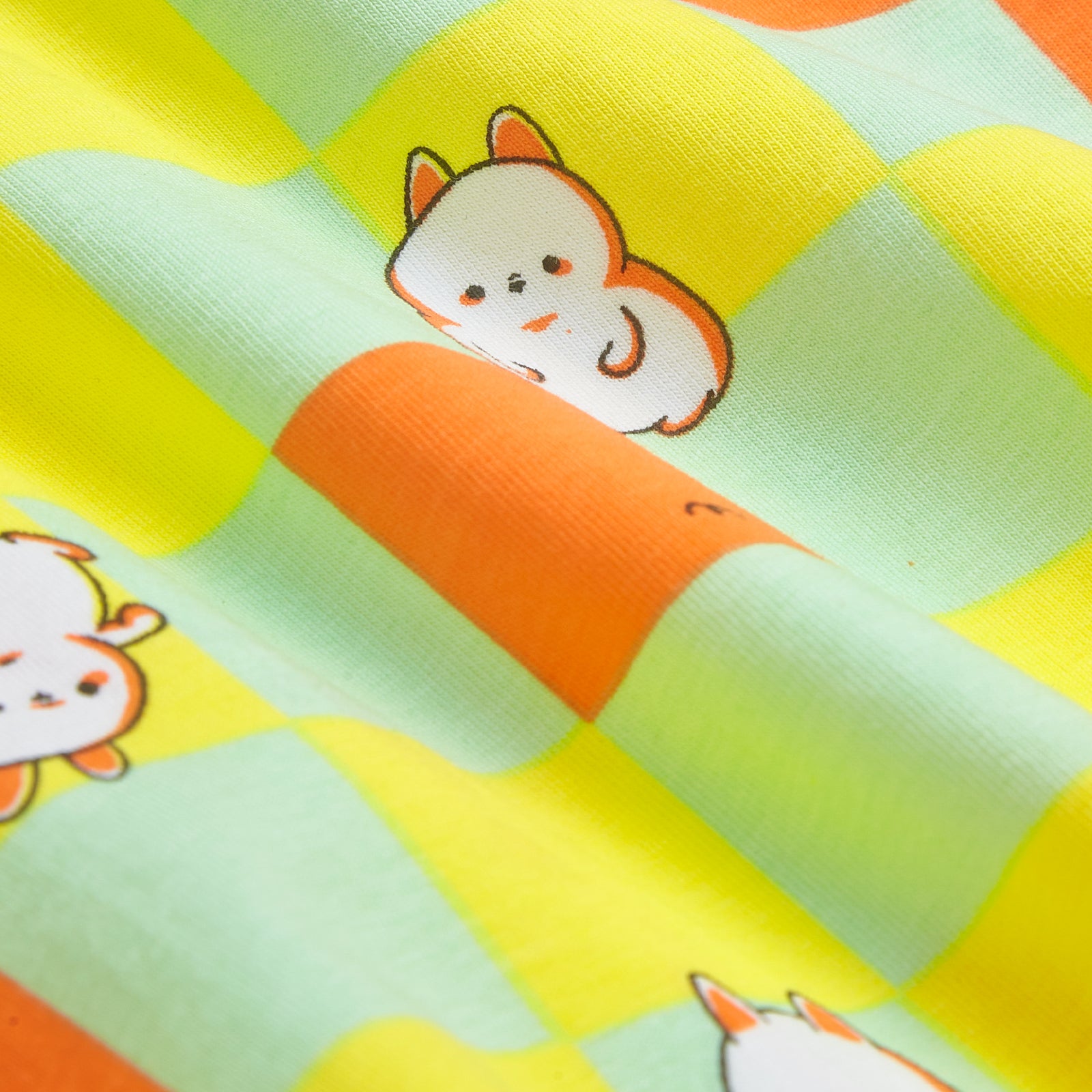 Checkered Skater Skirt with Inner Shorts