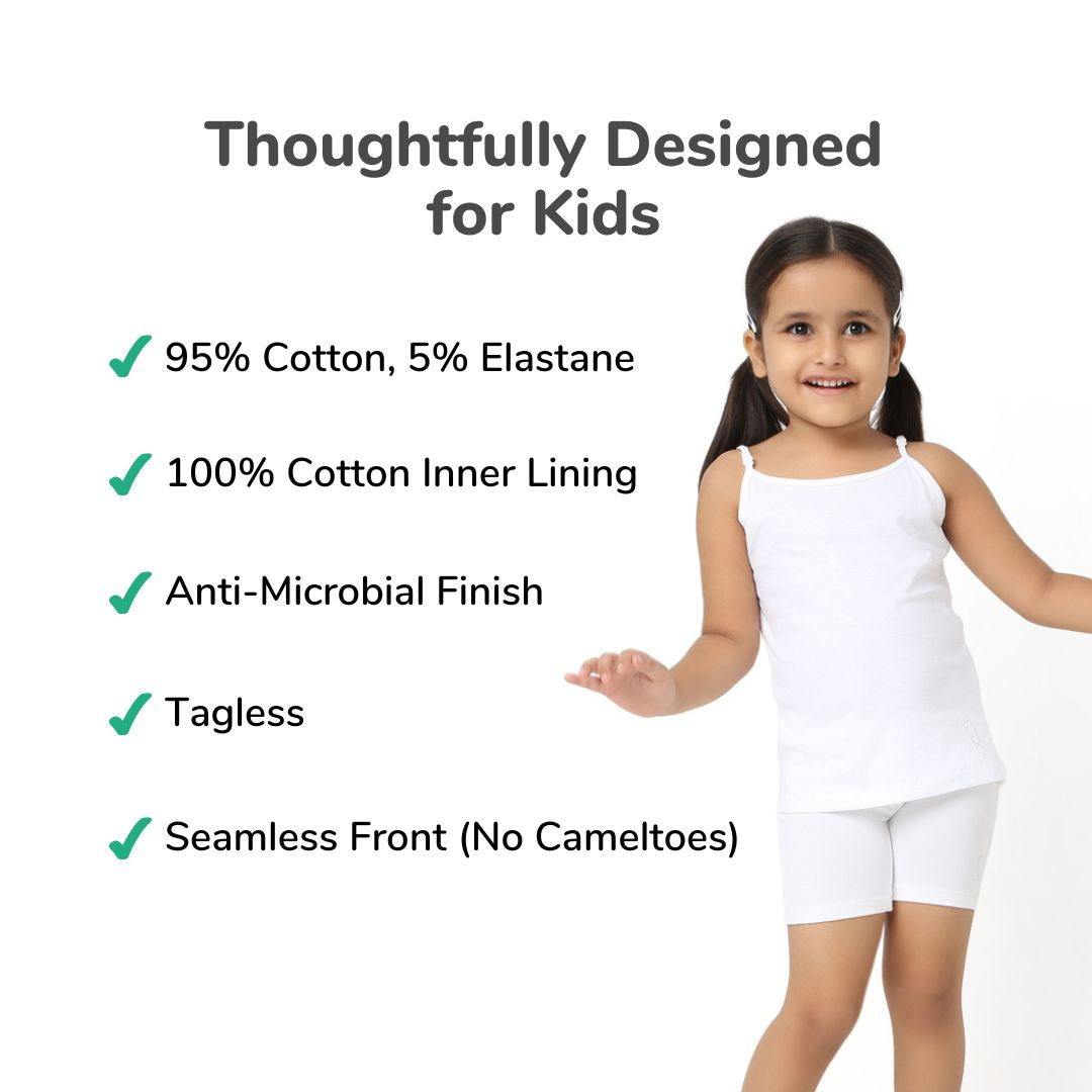 3-Pack Inner Shorts - White, Black, Grey