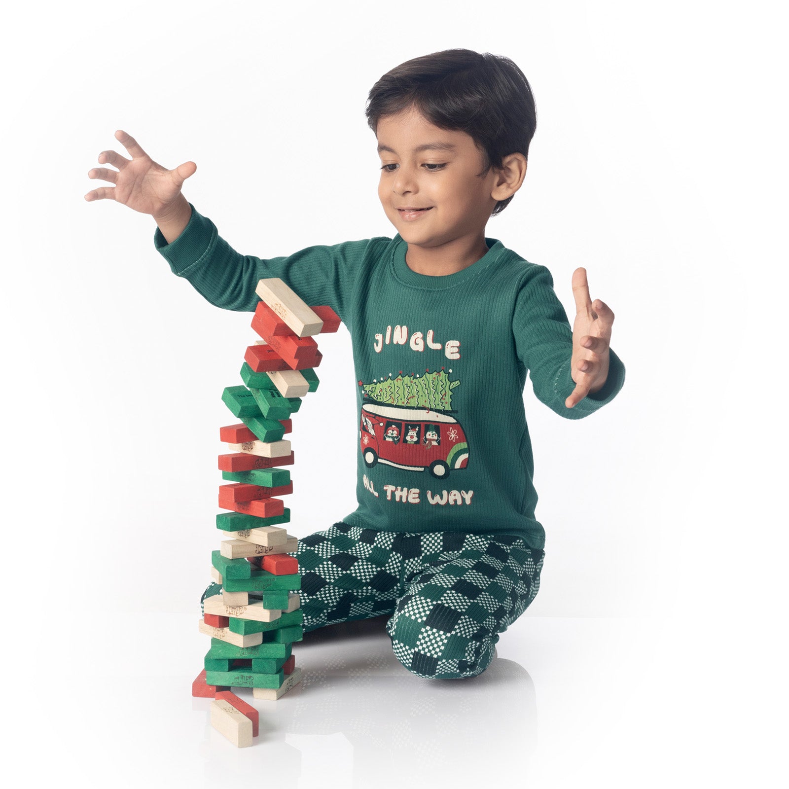 Santa's Van Winter Co-ord Set for Boys