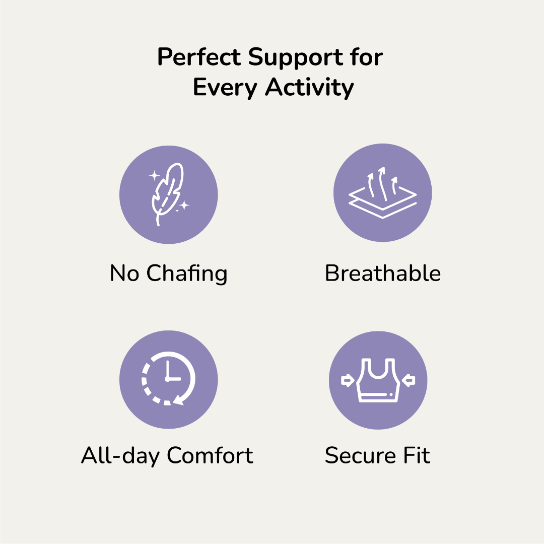 Diamond Double Layered Sports Bra - Racer Back