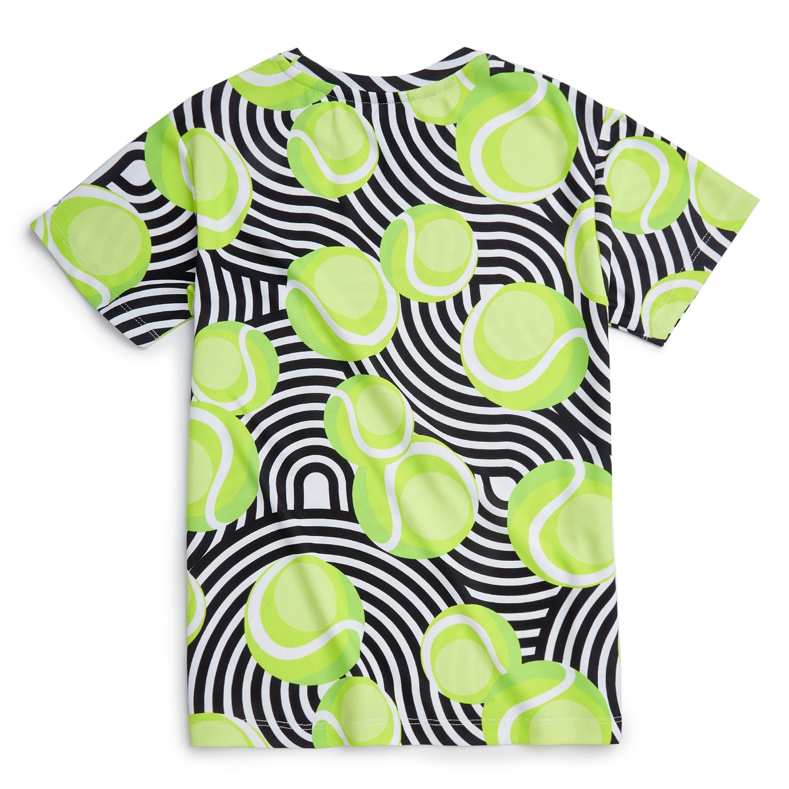 Tennis Pro Dry Fit Tshirt & Lime Shorts Set