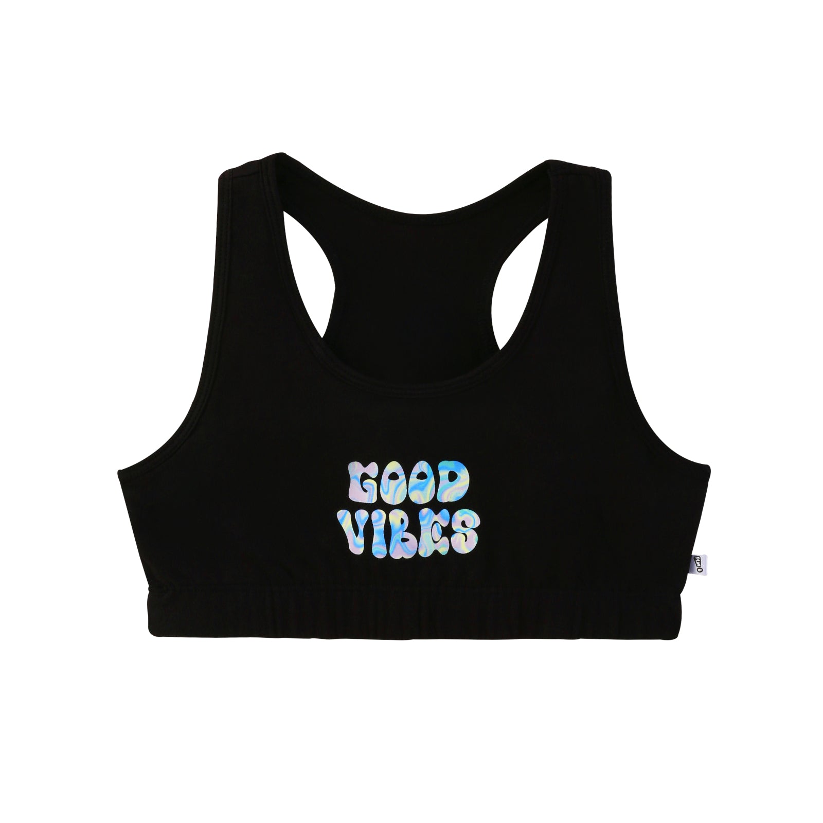 Good Vibes Double Layered Sports Bra - Racer Back