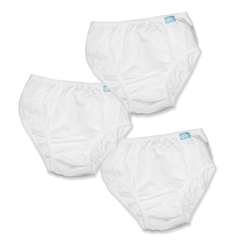 6 12 Pack Girls Briefs, 100% Cotton Knicker Comfort Fit Underwear