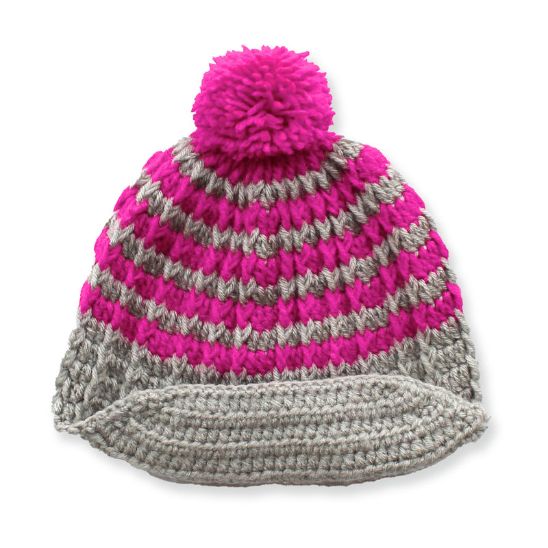 Pink Stripes Beanie