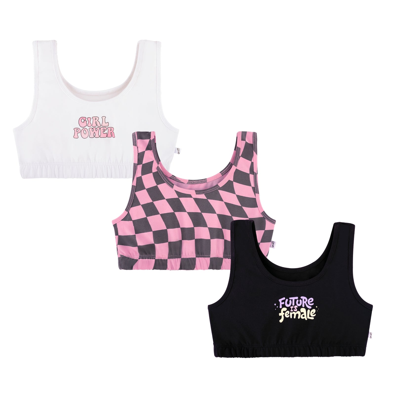 Girl Power 3-Pack Double Layered Sports Bra - U-Shaped