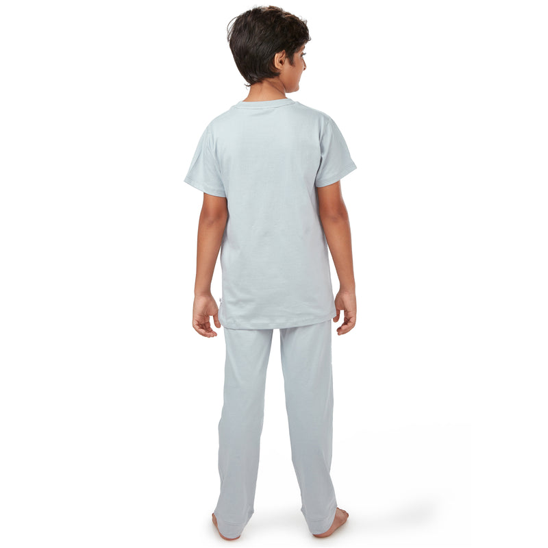 Polar Bear PJ & Tee Nightsuit - Glow  in the Dark