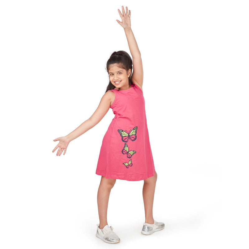 Butterflies A-Line Dress