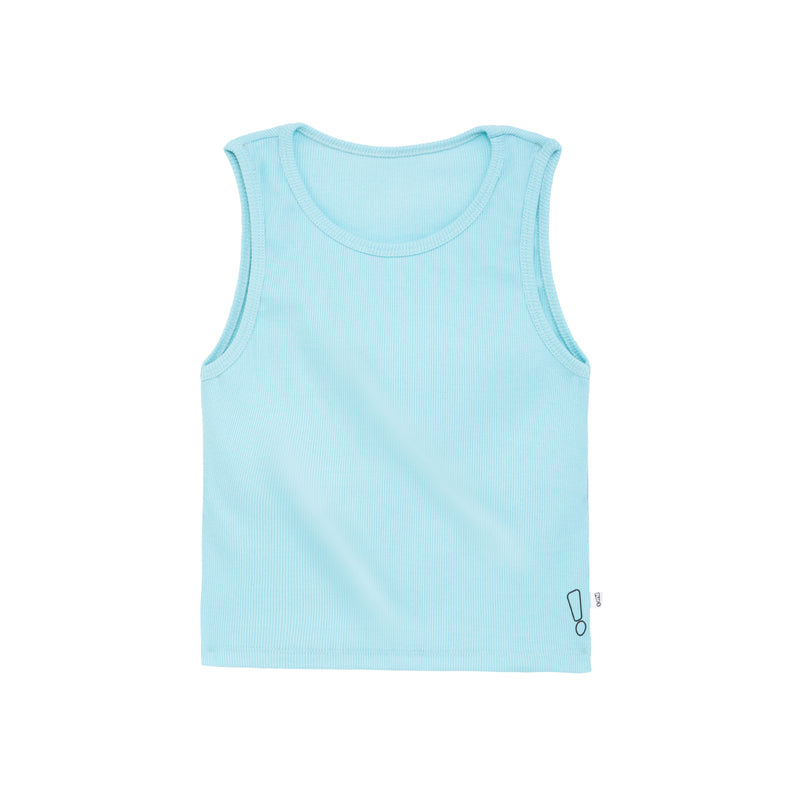 Pool Blue Girl Padded Tank Top