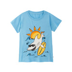 Surfs Up Shorts & Tee Nightsuit - Glow  in the Dark