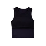 Black Padded Tank Top