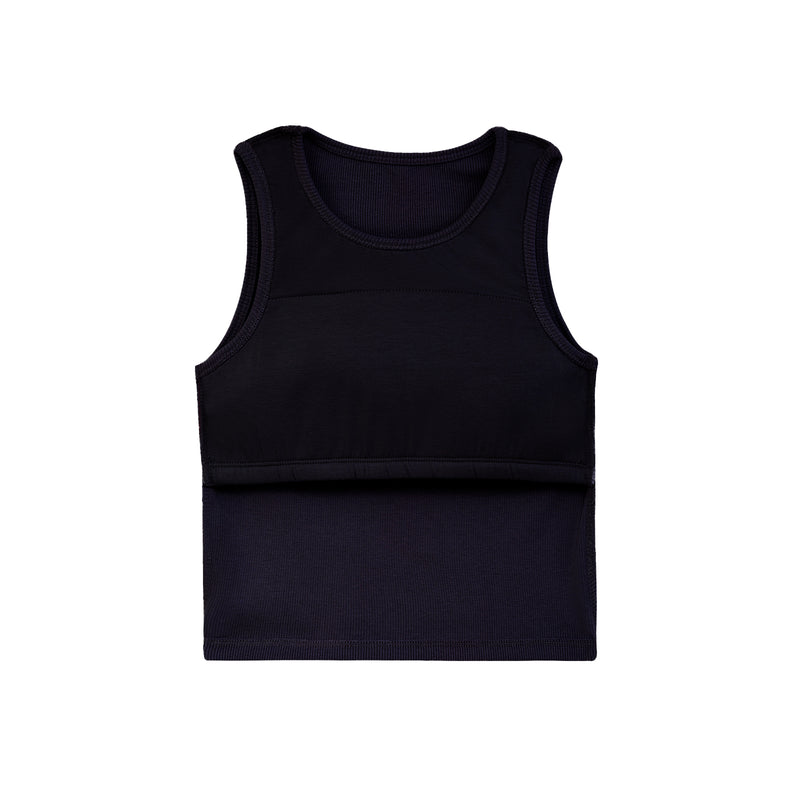 Black Padded Tank Top