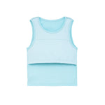 Pool Blue Girl Padded Tank Top